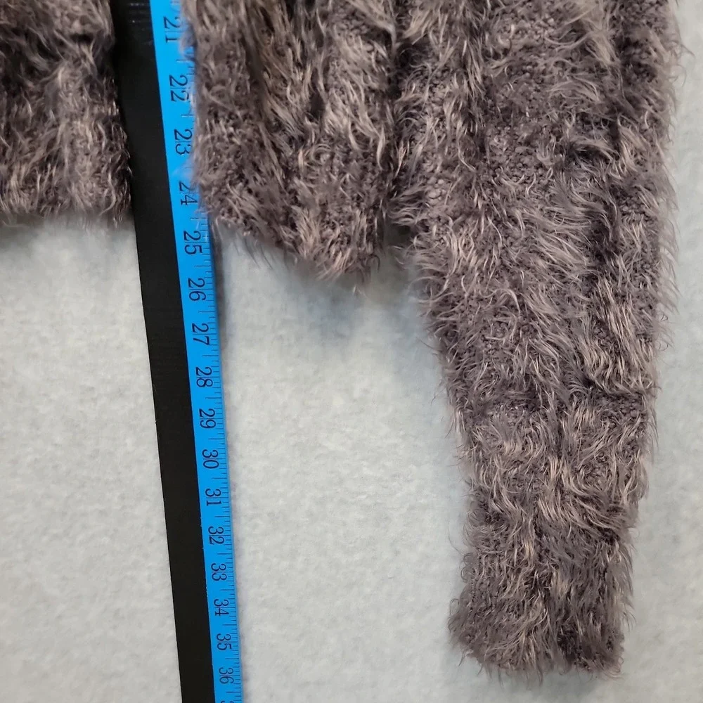 FREE PEOPLE Light As A Feather Gray‎ Hoodie Sweater Oversized Boho Cozy Sz Small
